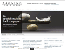 Tablet Screenshot of dagnino.it